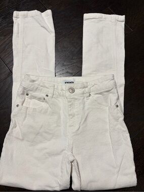 RSQ white Ribbed Corduroy Pants